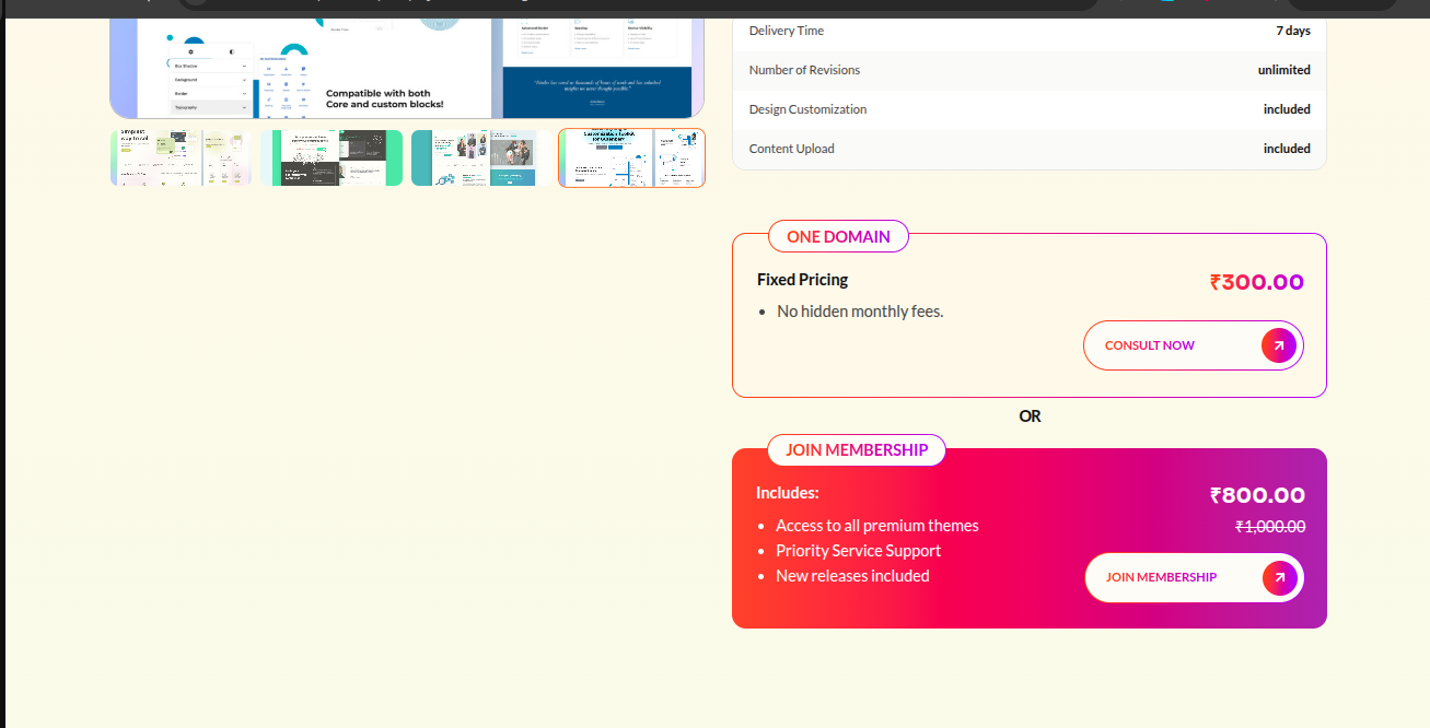 Shopify design and development